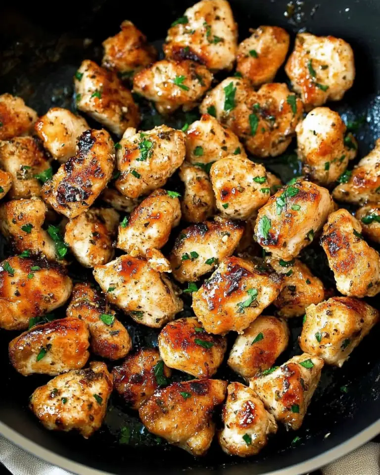 15-Minute Garlic Butter Chicken Bites