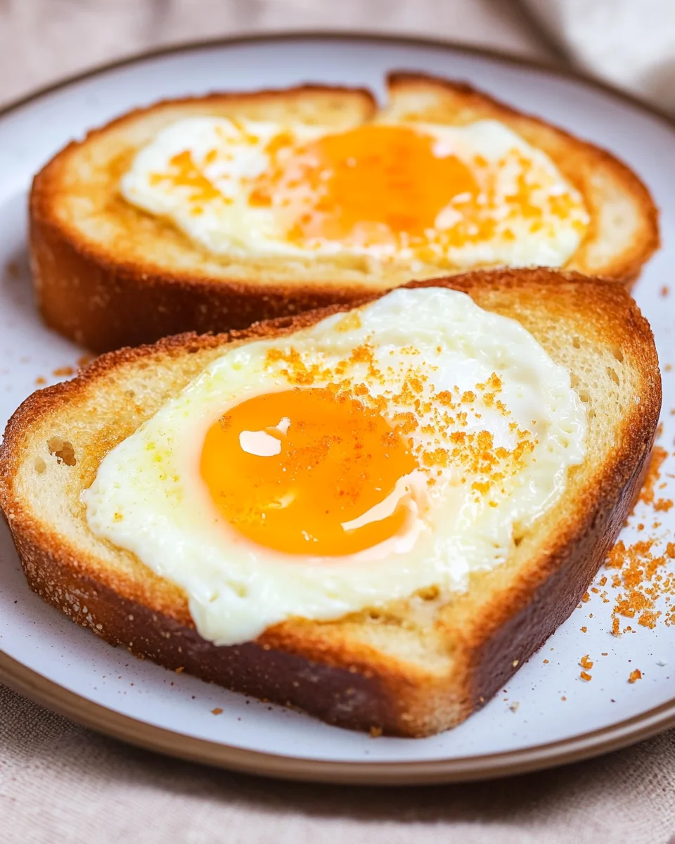 Air Fryer Egg Toast