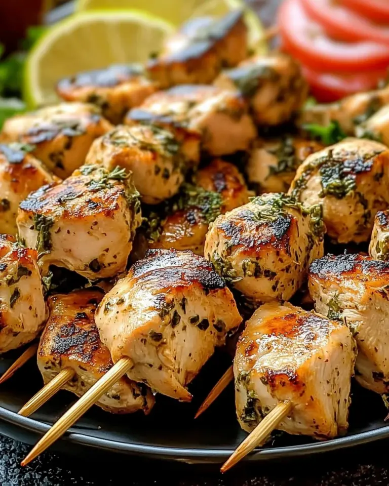 Authentic Greek Chicken Souvlaki