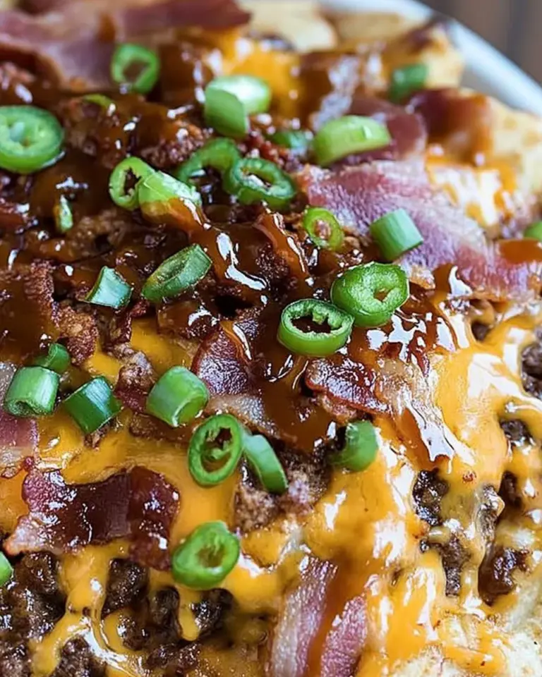 BBQ Bacon Cheeseburger Nachos