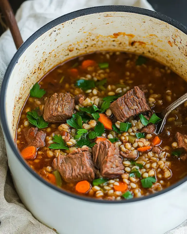 Beef Barley Soup