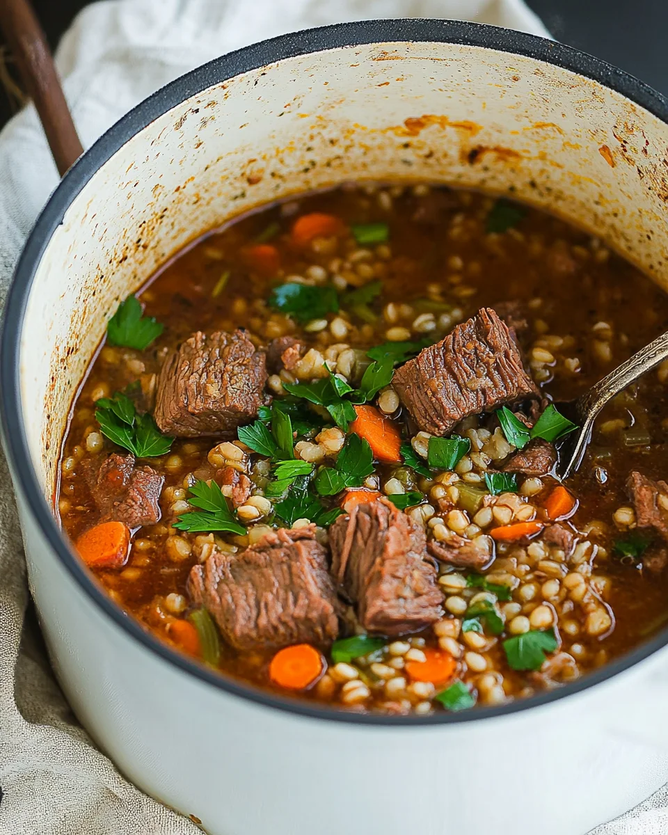 Beef Barley Soup