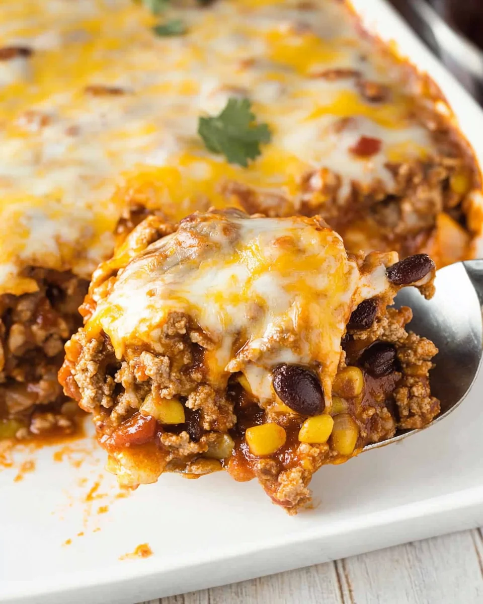 Beef Enchilada Casserole