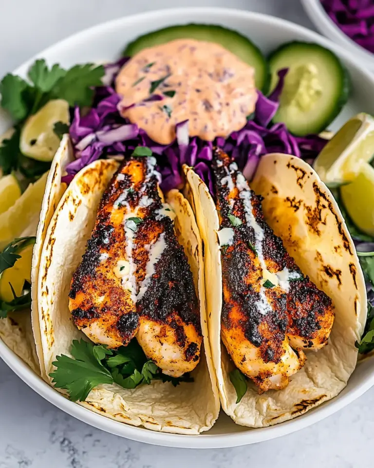 Blackened Fish Tacos