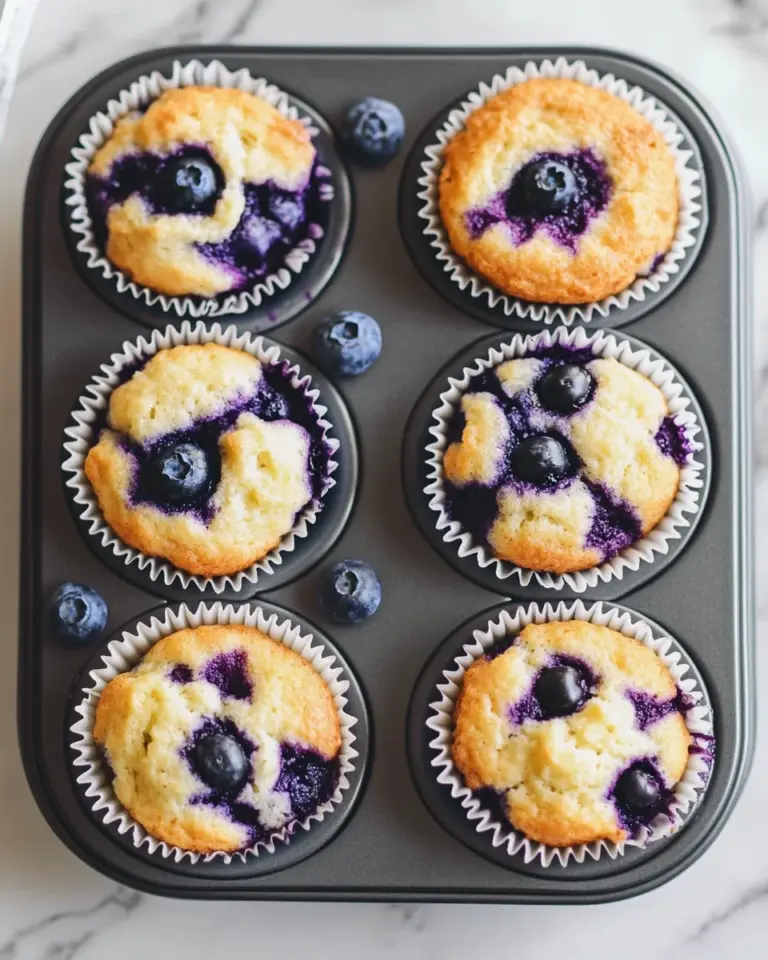 Blueberry Cottage Cheese Muffins