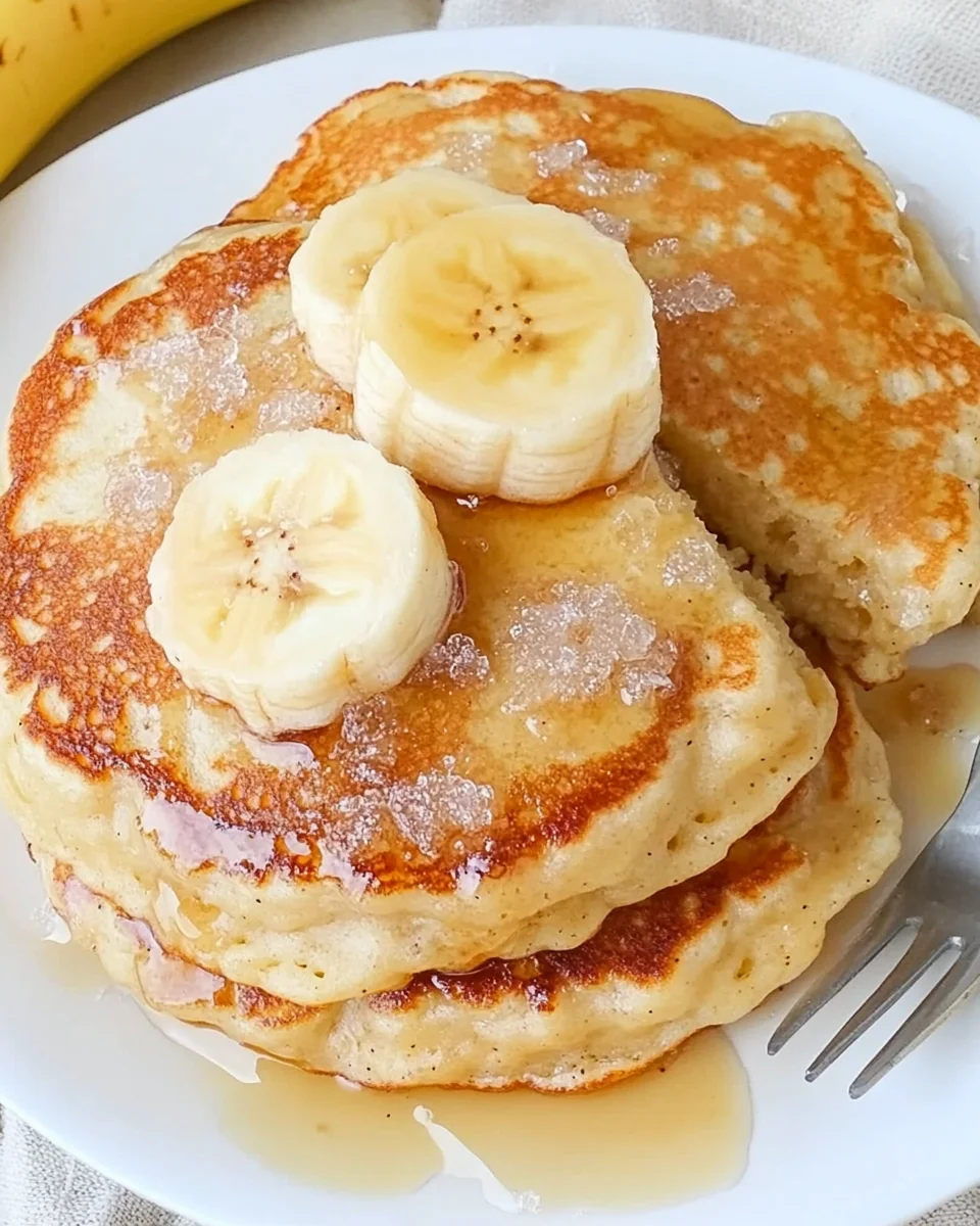 Brown Sugar Banana Pancakes