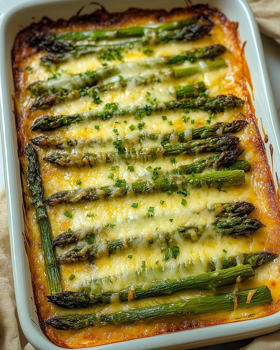 Cheesy Baked Asparagus
