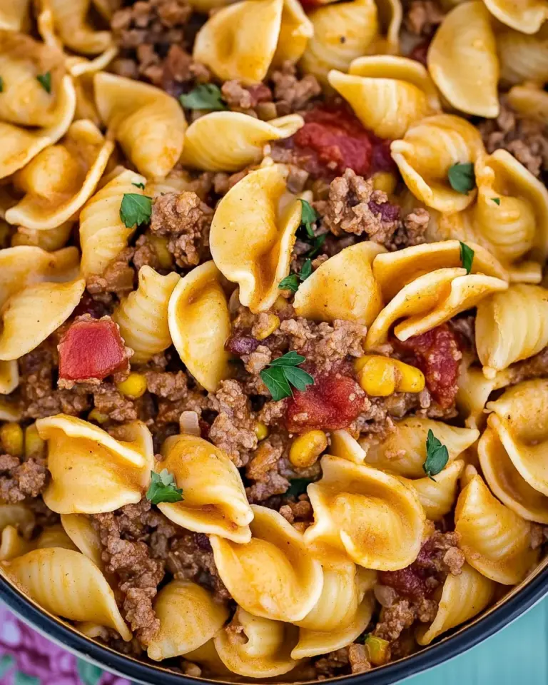 Cheesy Taco Pasta