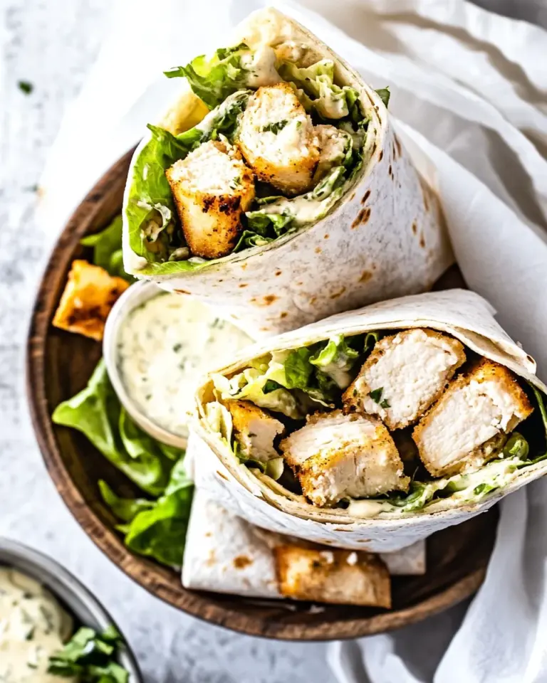 Chicken Caesar Wraps