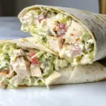 Chopped Chicken Caesar Salad Wrap
