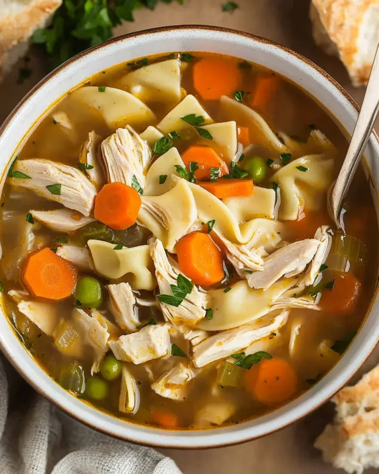 Classic Rotisserie Chicken Noodle Soup