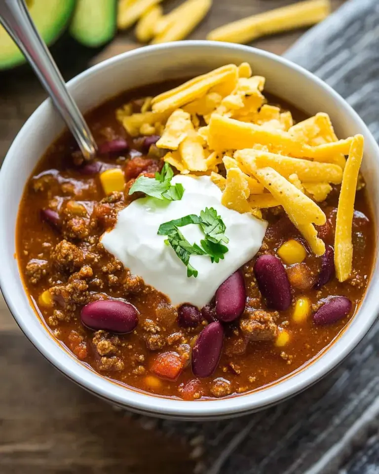 Classic Slow Cooker Chili