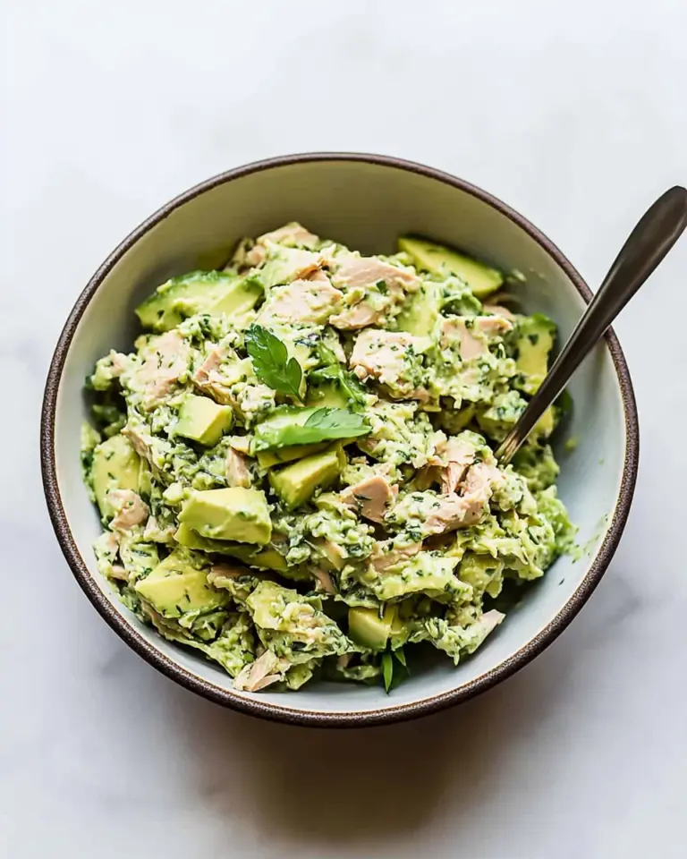 Creamy Avocado Tuna Salad