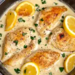 Creamy Lemon Pepper Skillet Chicken