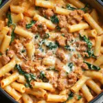 Creamy Sausage Rigatoni