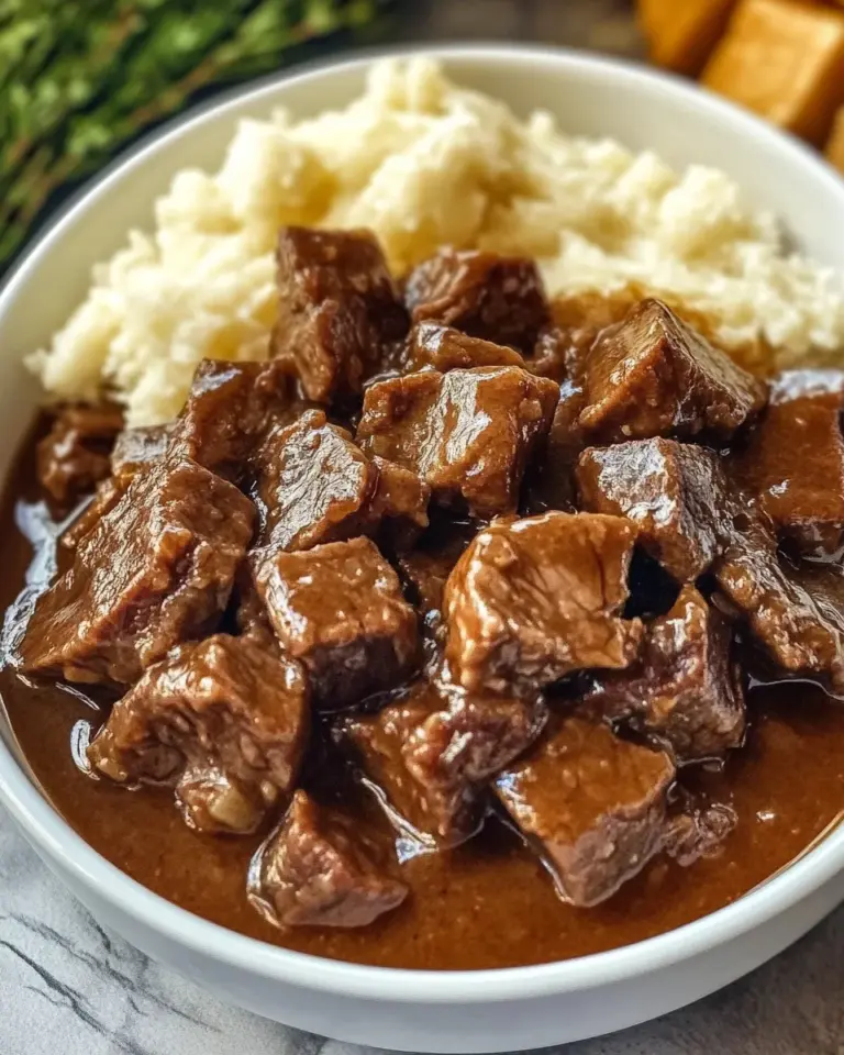 Crock Pot Beef Tips and Gravy