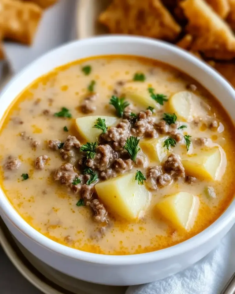 Crock Pot Hamburger Potato Soup
