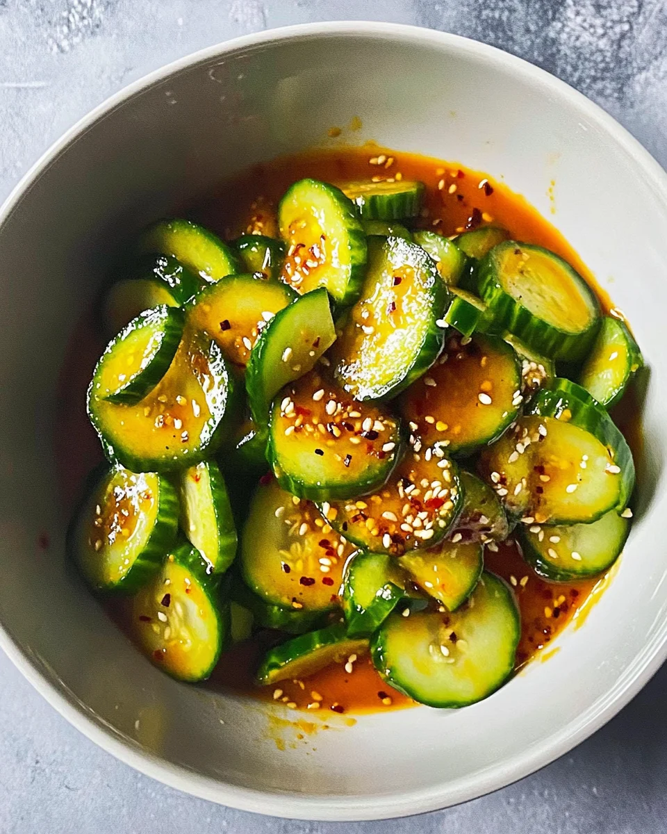 Easy Asian Cucumber Salad