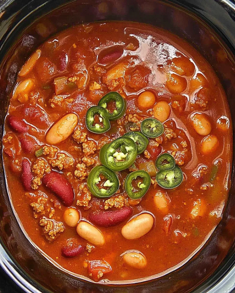 Easy Crockpot Chili