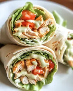 Flavorful Rotisserie Chicken Wraps