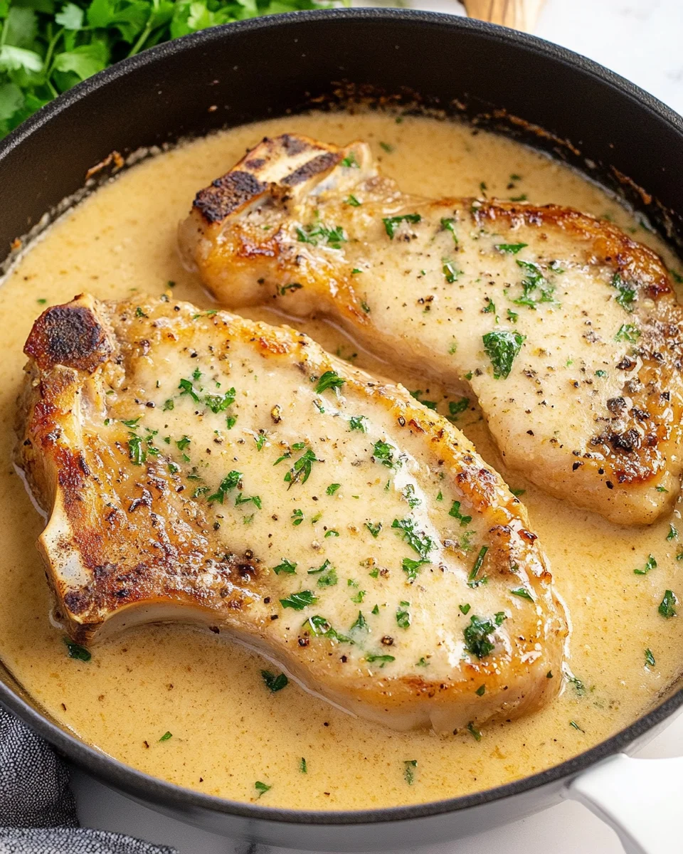 Garlic Parmesan Pork Chops