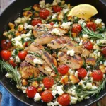 Greek Chicken and Lemon Rice