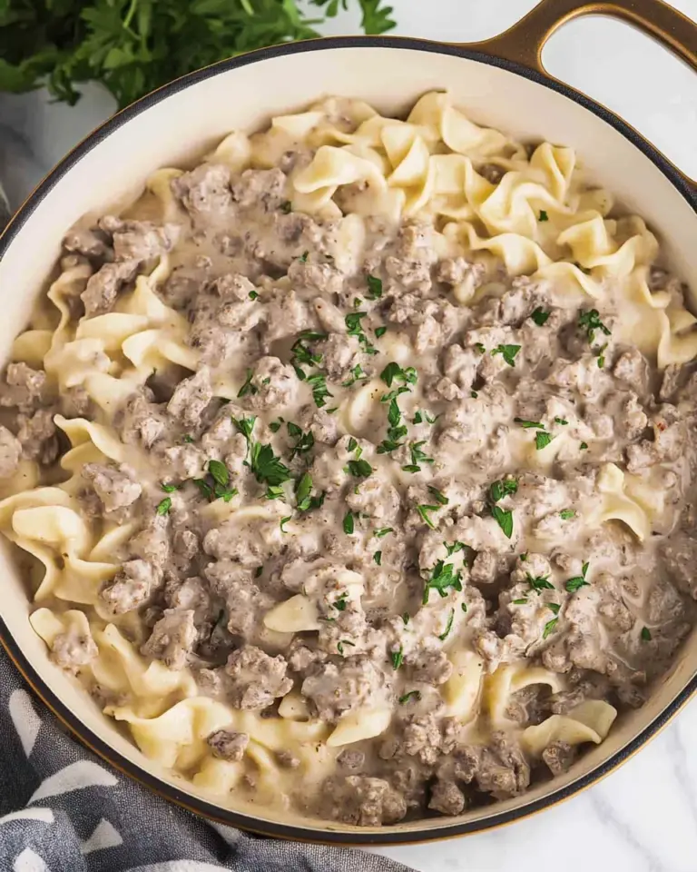 Ground Beef Stroganoff