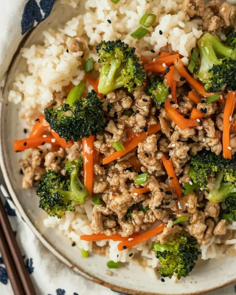 Ground Turkey Teriyaki Stir Fry
