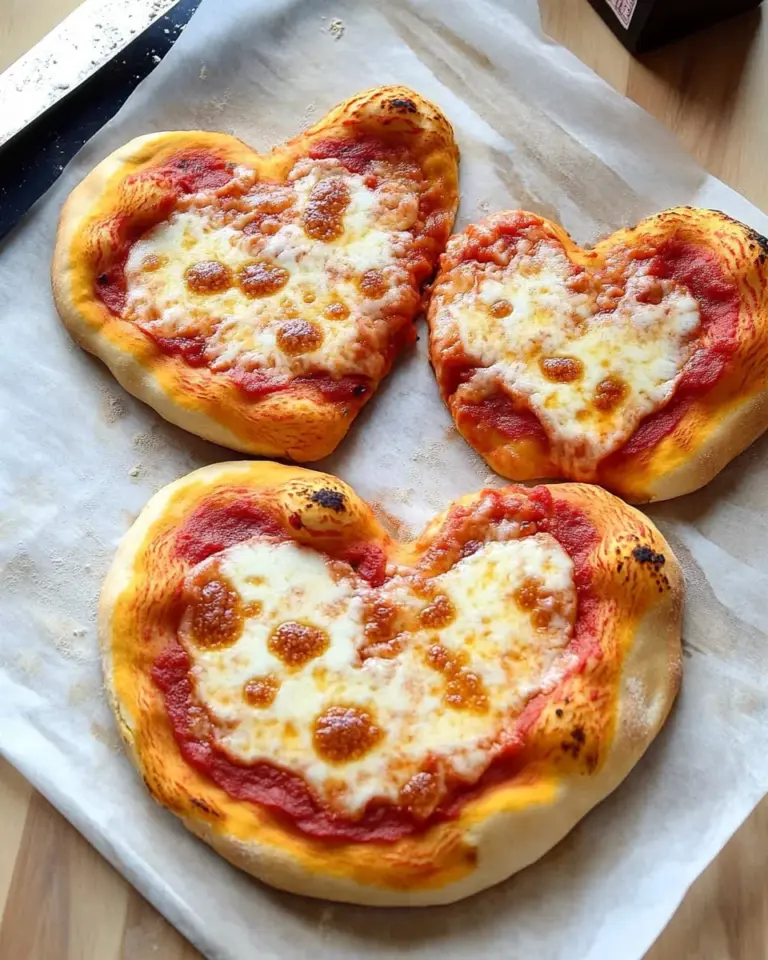 Heart-Shaped Pizza