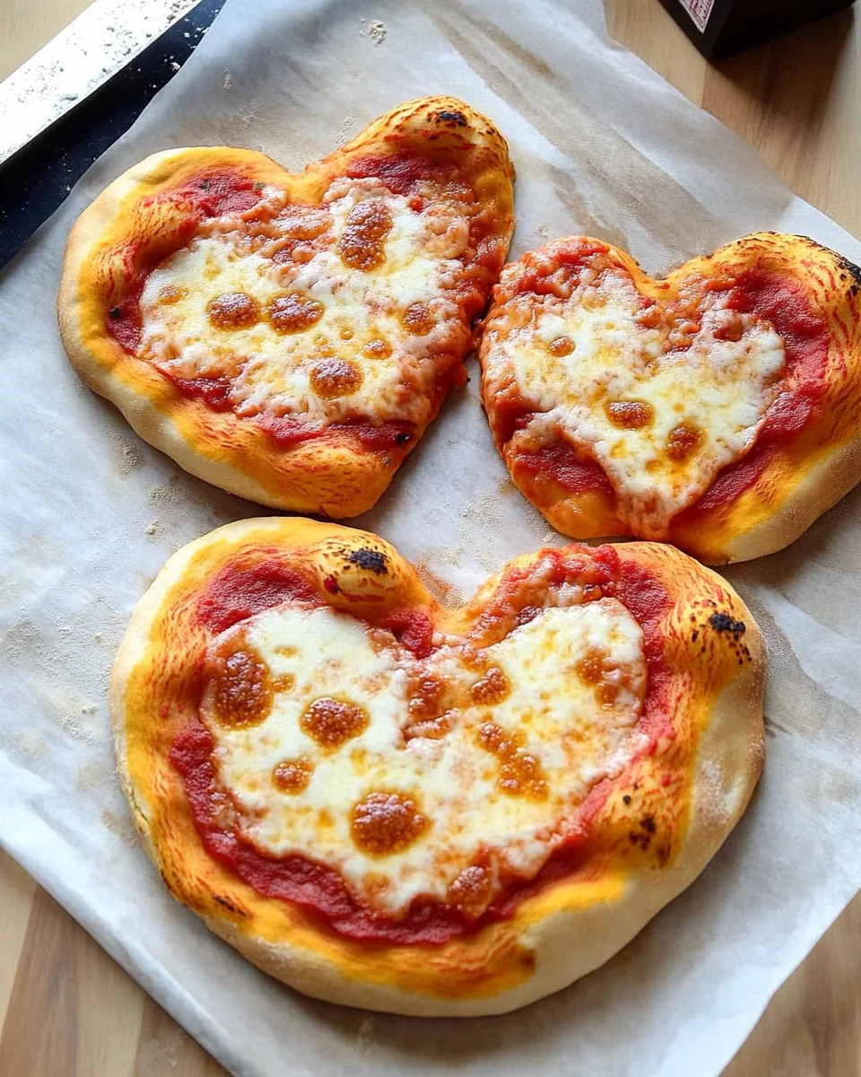 Heart-Shaped Pizza