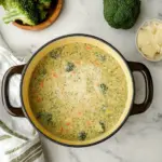 High Protein Broccoli Cheddar Soup