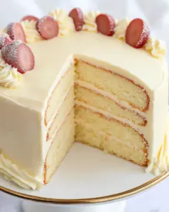 Homemade Vanilla Cake