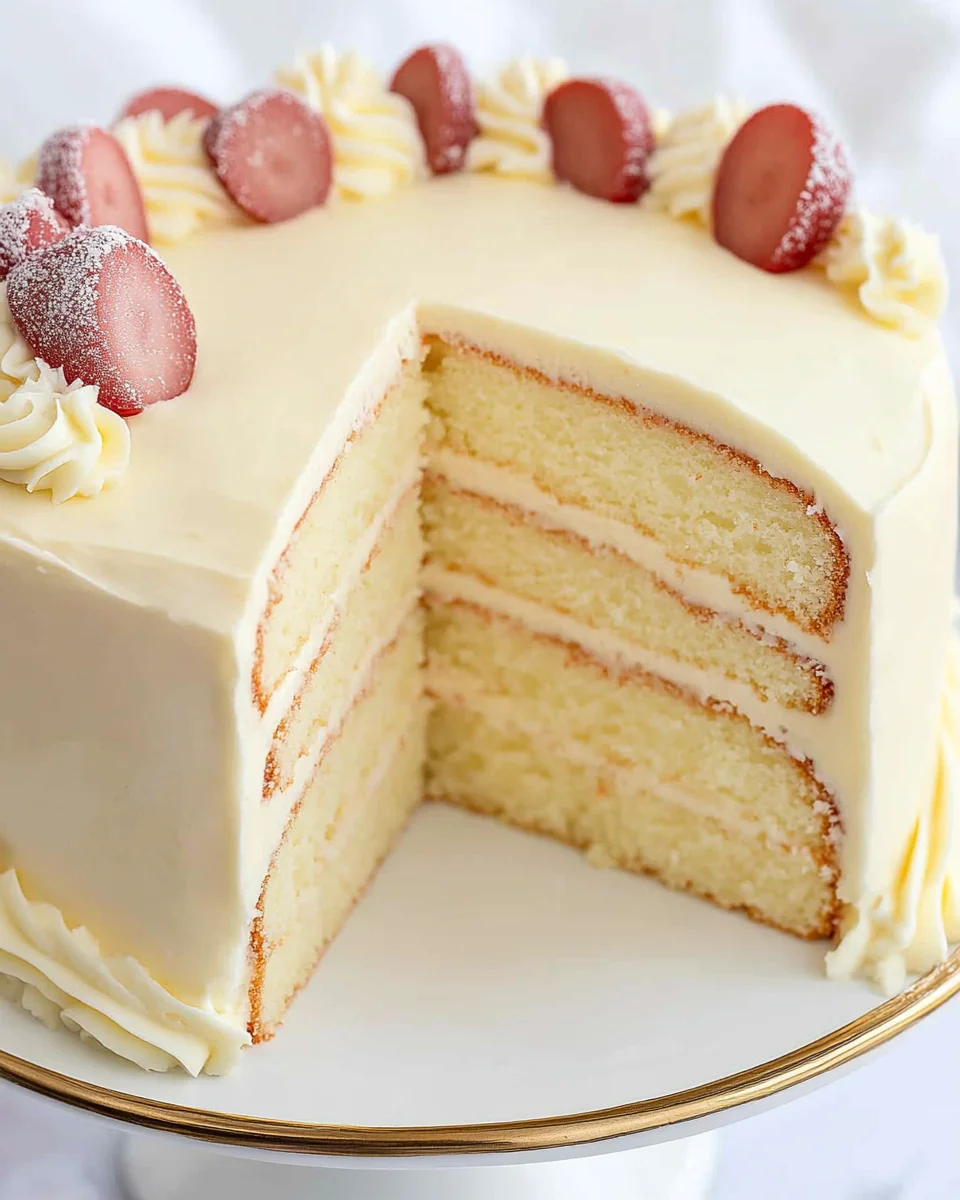 Homemade Vanilla Cake
