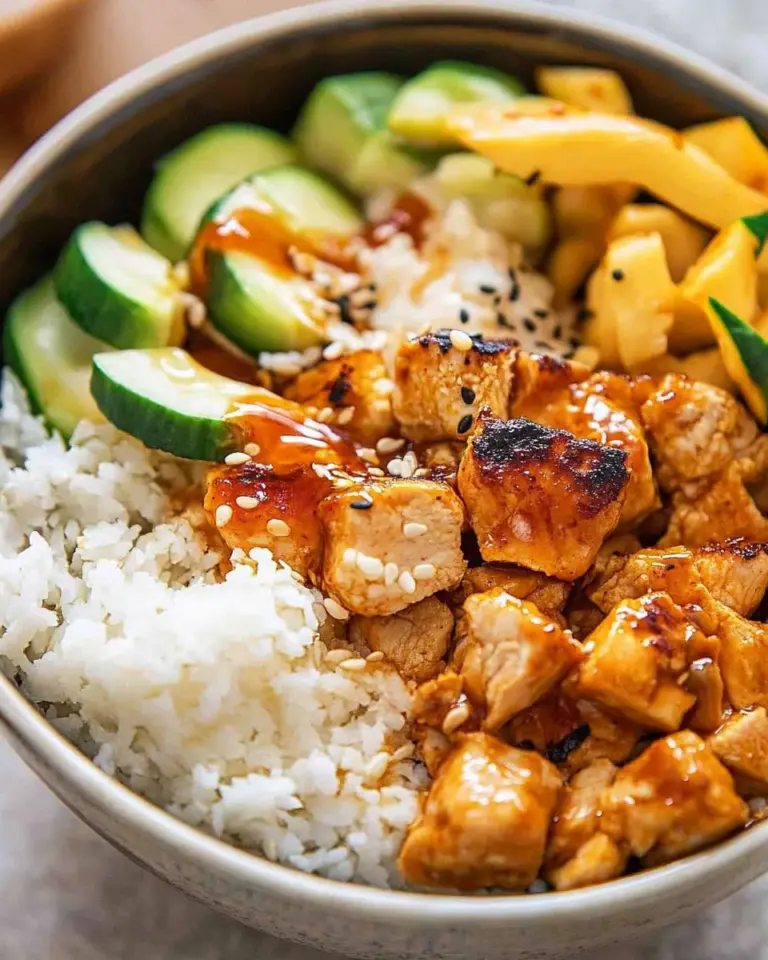 Hot Honey Chicken Bowls