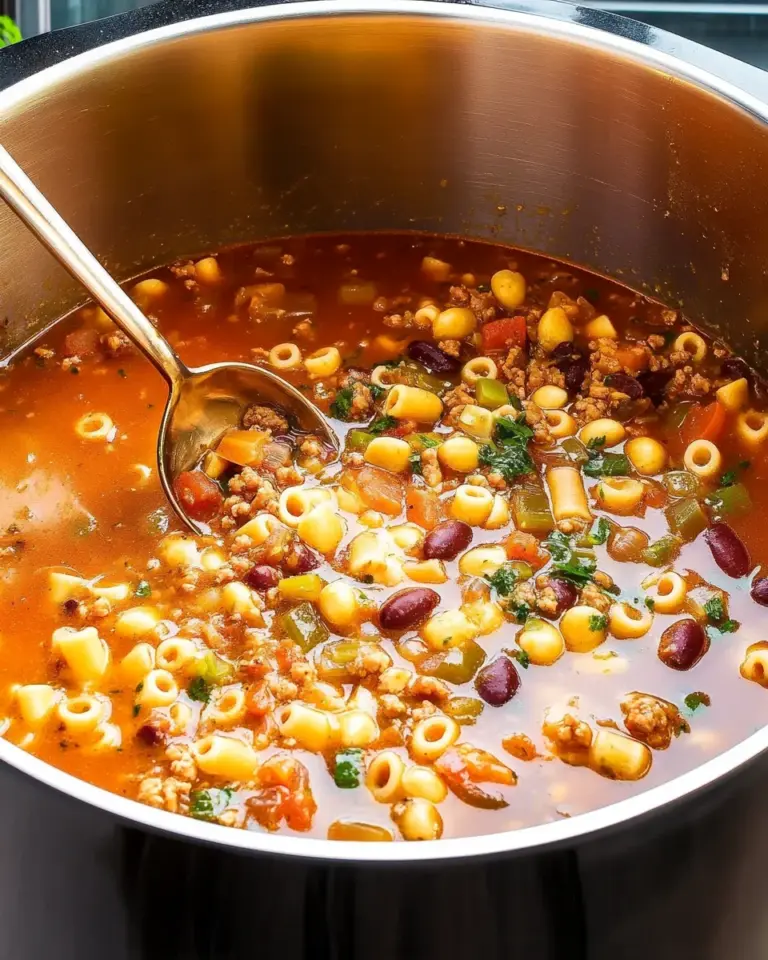 Italian Pasta Fagioli Soup