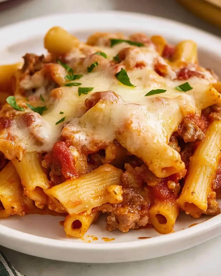 Italian Sausage Baked Ziti