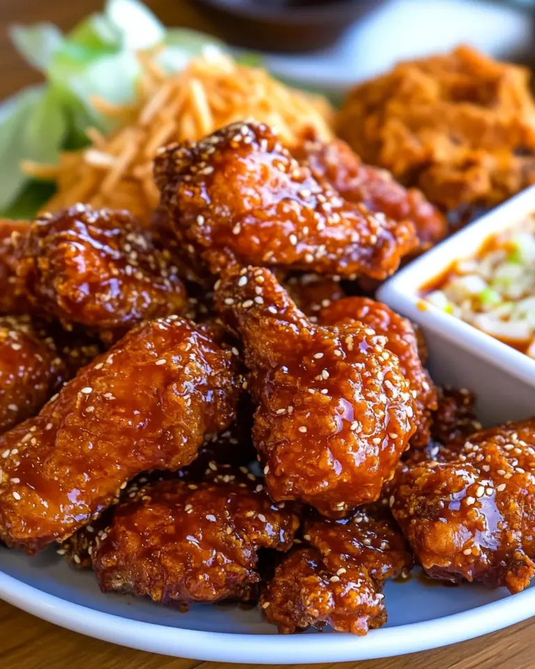 Korean Fried Chicken (Yangnyeom Chicken)