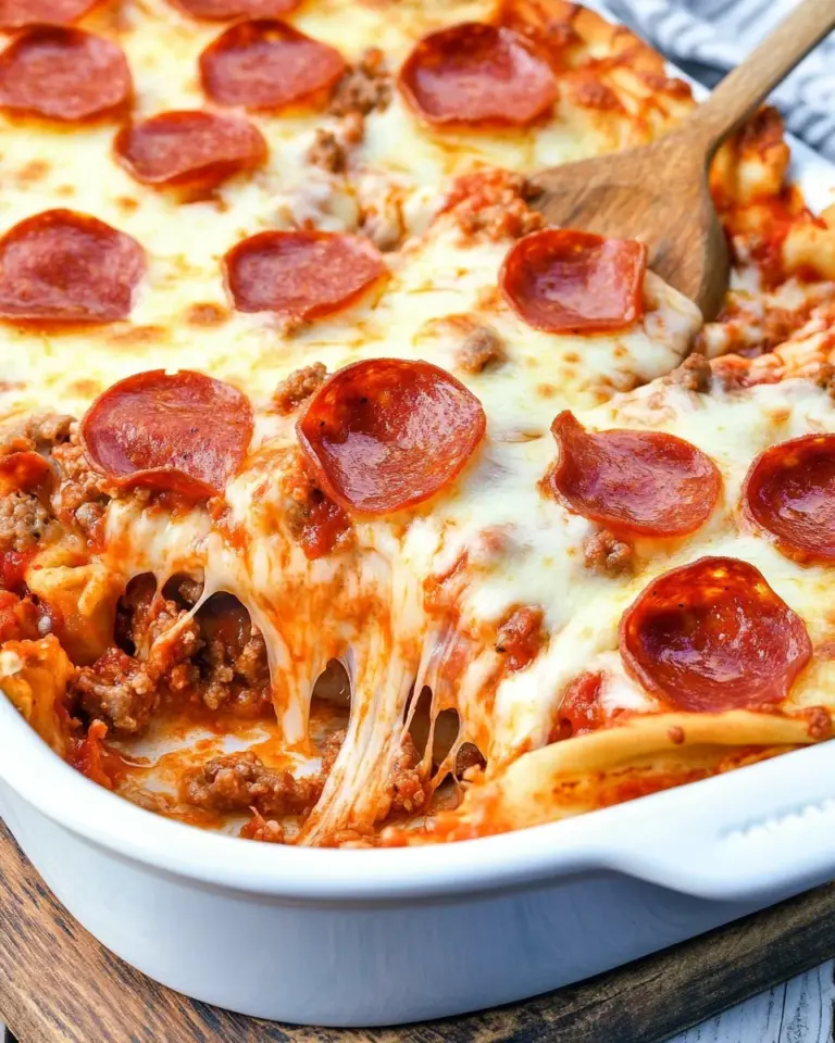 Meat Lover’s Pizza Casserole