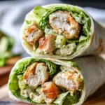 Miso Chicken Caesar Wraps
