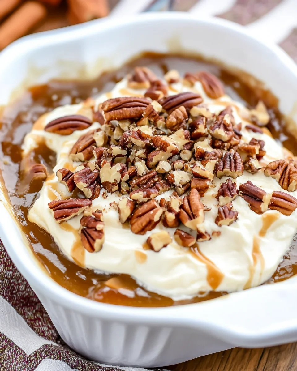 No Bake Pecan Pie Dip