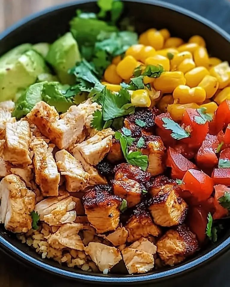 One Pan Chicken Burrito Bowl