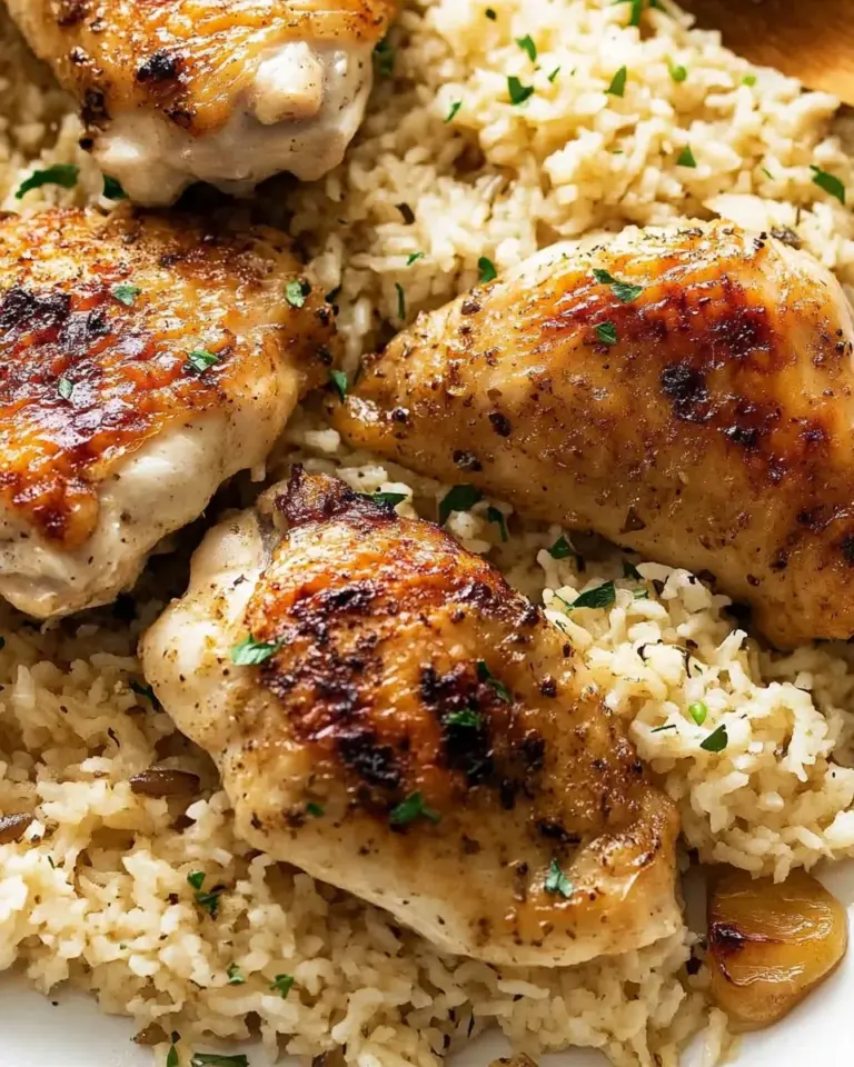 Oven-Baked Chicken and Rice