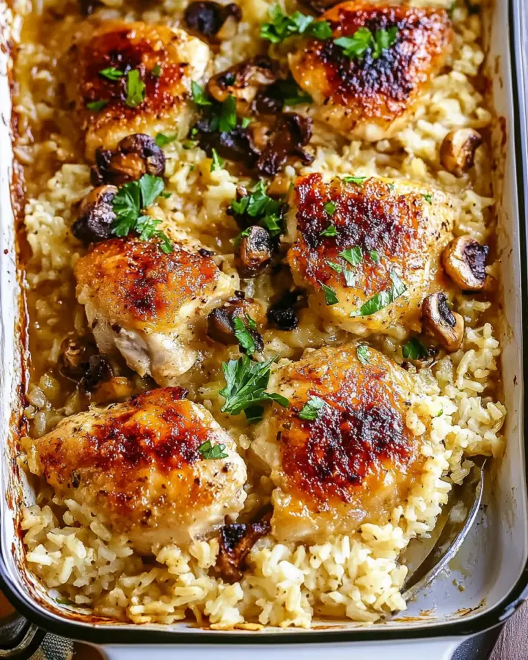 Oven Baked Chicken and Rice