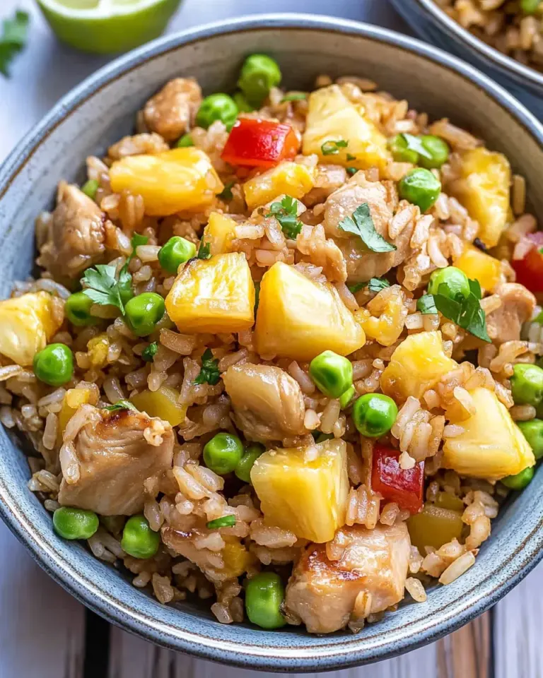 Pineapple Chicken Fried Rice