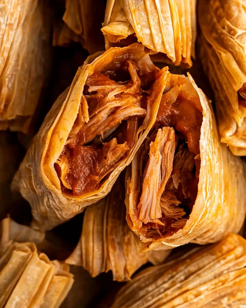 Pork Tamales Rojos