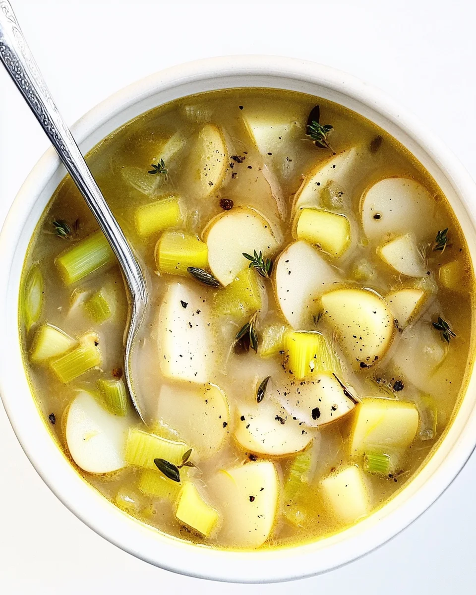 Rustic Potato Leek Soup