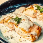 Salmon with Lemon Cream Sauce