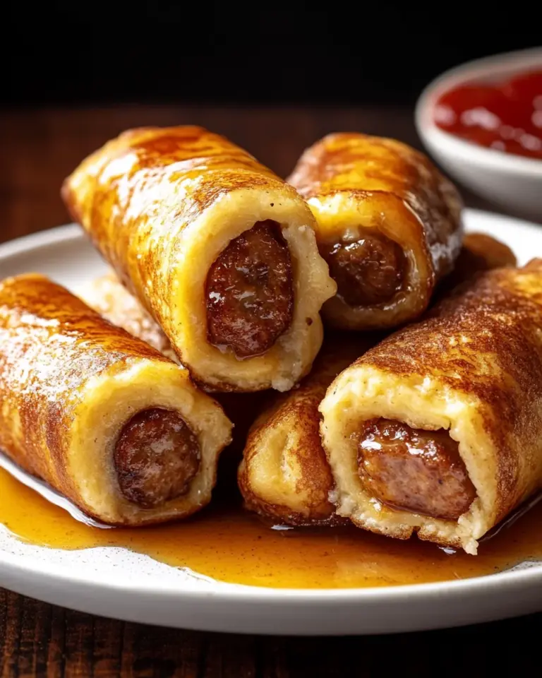 Sausage French Toast Roll-Ups