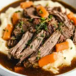 Slow Cooker Garlic Herb Pot Roast