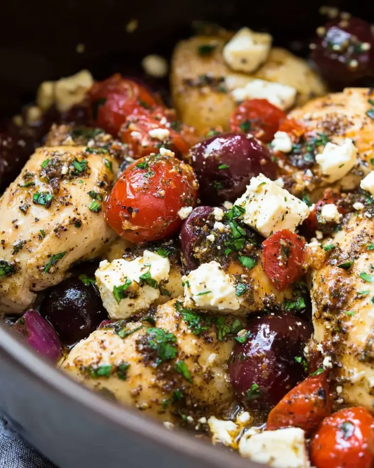 Slow Cooker Greek Chicken